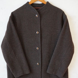 Peruvian Connection Alpaca Tweed Car Coat S M